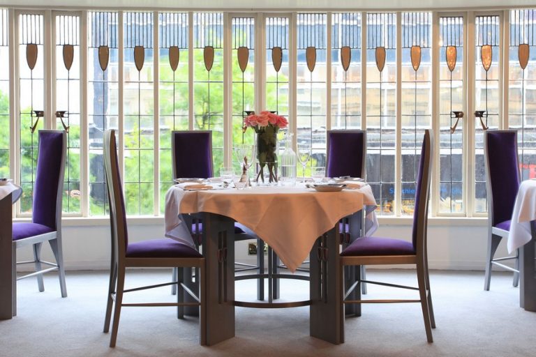 In the Mackintosh tearooms, dining is a work of Art Deco