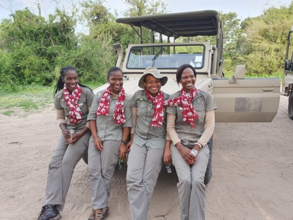 Women take the wheel at all-girl African game lodge