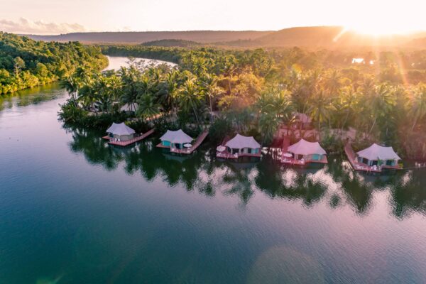 Cambodia’s unique floating, glamping eco-resort